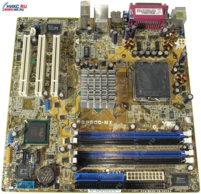 Лот: 7600355. Фото: 1. ASUS P5P800-MX (RTL) LGA775 i865GV... Материнские платы