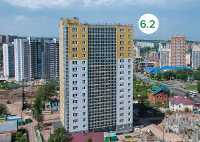 Лот: 11947137. Фото: 1. 2к квартира ЖК на Курчатова 6... Квартиры, студии