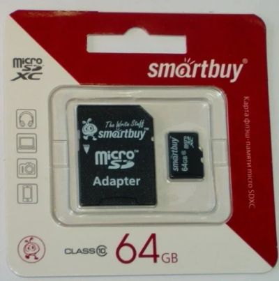Лот: 6586607. Фото: 1. карта памяти micro sdxc 64GB Smart... Карты памяти
