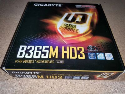Лот: 17044699. Фото: 1. Материнская плата Gigabyte B365M... Материнские платы
