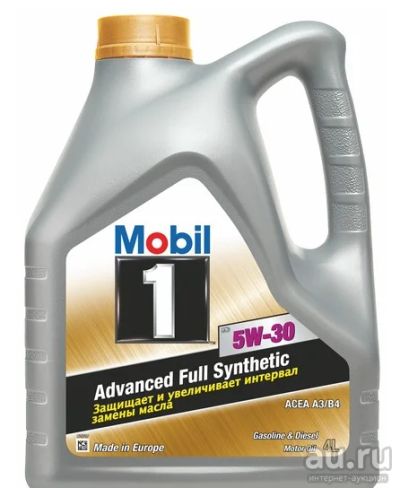 Лот: 18586201. Фото: 1. Mobil 1 fs 5w30. 4 л масло моторное... Масла, жидкости