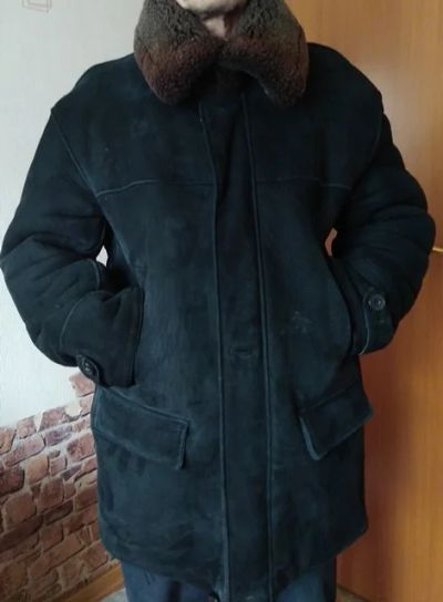 Лот: 16265213. Фото: 1. Дубленка мужская 50-52 р. Верхняя одежда