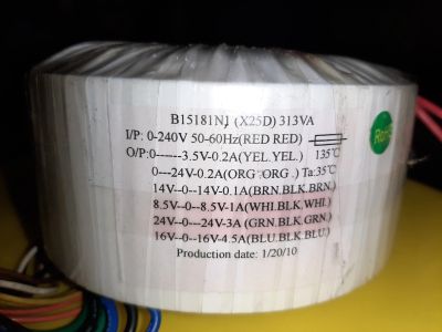Лот: 17930500. Фото: 1. Трансформатор от microlab h-500. Трансформаторы, катушки