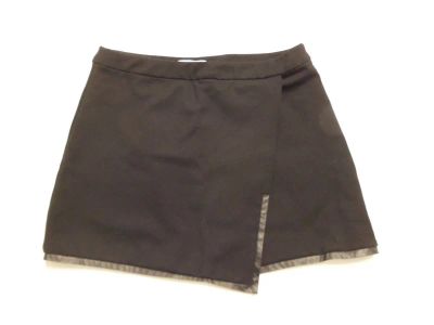 Лот: 5435284. Фото: 1. Юбка Zara. с запахом и кожаной... Юбки