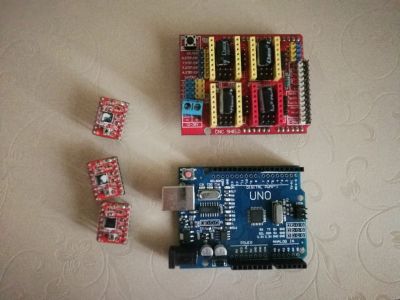 Лот: 11633764. Фото: 1. Набор Arduino uno, cnc, для чпу... Платы расширения, контроллеры, доп. порты