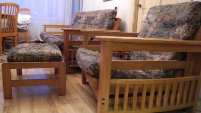 Лот: 4527626. Фото: 1. набор мягкой мебели. Кресла, пуфы