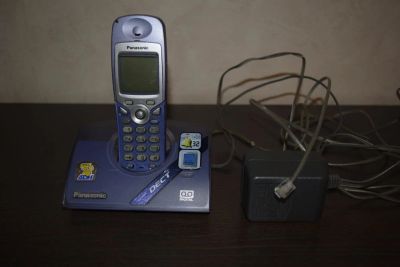 Лот: 9989490. Фото: 1. Телефон беспроводной Panasonic... DECT и радиотелефоны