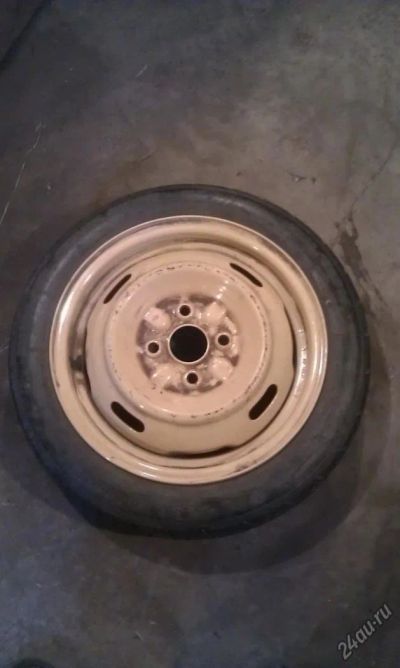 Лот: 4037840. Фото: 1. Банан, запаска r14 4x100. Шины на дисках
