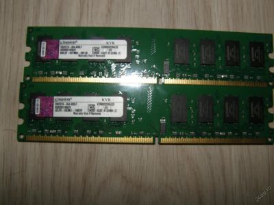 Лот: 6611261. Фото: 1. Память DDRII PC6400 2x2Gb (kingston... Оперативная память