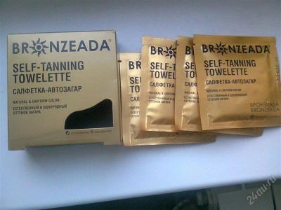 Лот: 2443181. Фото: 1. салфетки автозагар 5 штук. Уход за телом