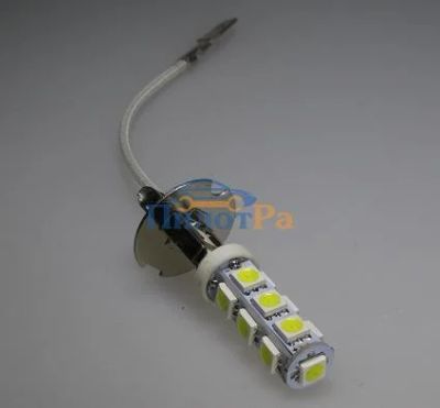 Лот: 7340646. Фото: 1. Лампа H3 Луч 13 SMD диодов белая... Оптика и освещение