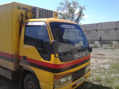 Лот: 7618082. Фото: 1. Isuzu Elf рефрижератор. Грузовики, автобусы, спецтехника