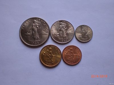Лот: 13628575. Фото: 1. Филиппины. Набор монет 1958-66... Наборы монет