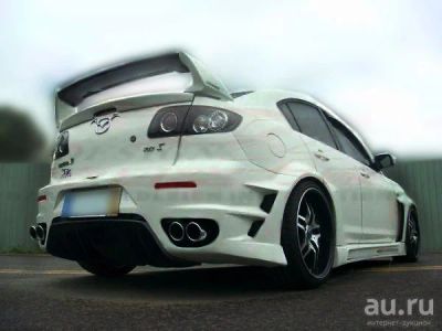 Лот: 18237990. Фото: 1. Спойлер (3 части Муген), Mazda... Детали тюнинга