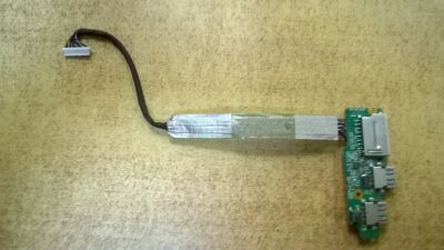 Лот: 12874695. Фото: 1. Плата USB и картридер на шлейфе... Платы расширения, контроллеры, доп. порты
