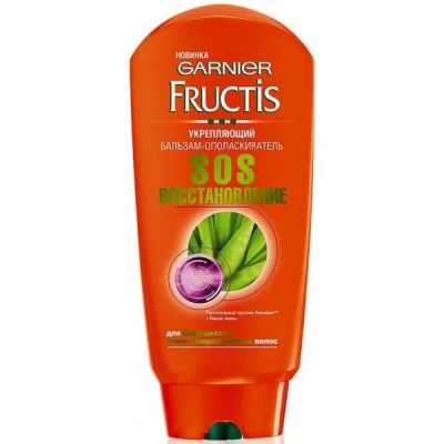 Лот: 23730611. Фото: 1. Fructis Бальзам-опол. SOS Восстановление... Лекарства