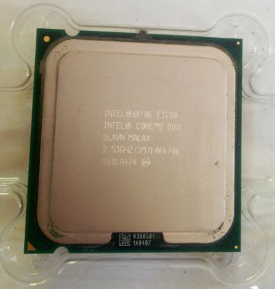 Лот: 11522213. Фото: 1. процессор intel core 2 duo e7200... Процессоры