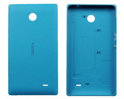 Лот: 20734071. Фото: 1. Задняя крышка Nokia X Lumia синяя... Корпуса, клавиатуры, кнопки