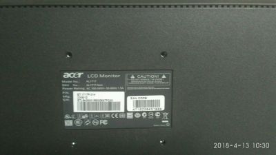 Лот: 11348039. Фото: 1. Монитор Acer. ЖК-мониторы