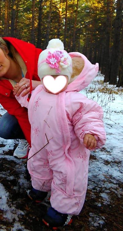 Лот: 6303433. Фото: 1. Комбинезон для девочки зима,весна... Верхняя одежда