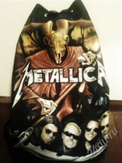 Лот: 577335. Фото: 1. Шмотник сумка Металлика Metallica. Сумки