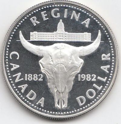 Лот: 9022090. Фото: 1. Канада 1 доллар 1982 Ag. Америка