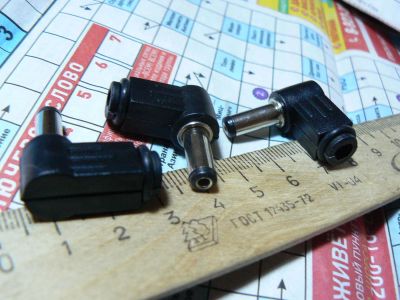 Лот: 11398955. Фото: 1. Разъём (штекер) питания "угловой... Разъёмы