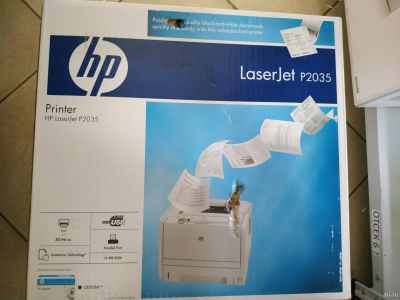 Лот: 14181282. Фото: 1. Принтер лазерный HP LaserJet P2035... Лазерные принтеры