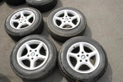 Лот: 1835476. Фото: 1. Продам 4 колесных диска BMW R15. Диски