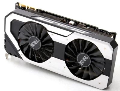 Лот: 17146688. Фото: 1. Видеокарта Palit GTX 1070ti 8... Видеокарты