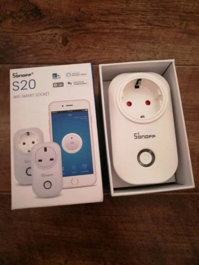 Лот: 12443828. Фото: 1. Sonoff wifi розетка. WiFi, Bluetooth адаптеры