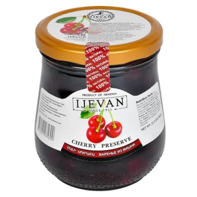 Лот: 11701240. Фото: 1. Варенье из вишни «Ijevan», 600... Домашние заготовки