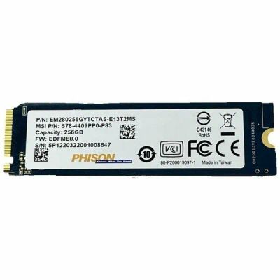 Лот: 22993292. Фото: 1. Накопитель SSD NvMe phision 256... SSD-накопители