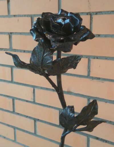 Лот: 7720808. Фото: 1. Кованая роза. Искусственные и сувенирные цветы