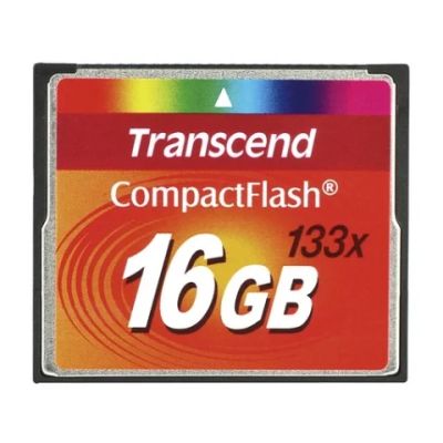 Лот: 10435057. Фото: 1. Transcend Compact Flash 16Gb 133x. Карты памяти