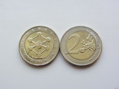Лот: 12996387. Фото: 1. Бельгия 2 евро 2006 " Конструкция... Европа