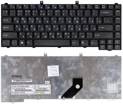 Лот: 7294460. Фото: 1. Клавиатура для ноутбука Acer 1670... Клавиатуры для ноутбуков