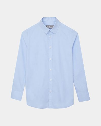Лот: 19449424. Фото: 1. Голубая рубашка, сорочка для мальчика... Рубашки, блузки, водолазки