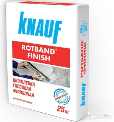 Лот: 6460505. Фото: 1. Кнауф Ротбанд-Финиш шпаклевка... Смеси, шпатлевки, цемент