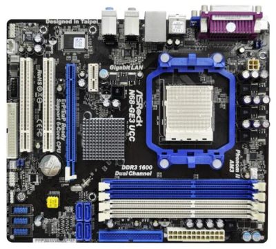 Лот: 3349488. Фото: 1. Материнская плата ASRock N68-GE3... Материнские платы
