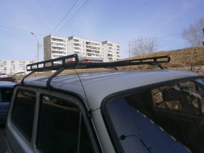 Лот: 4018309. Фото: 1. багажник на крышу. Стоял на ниве. Багажники, боксы, фаркопы