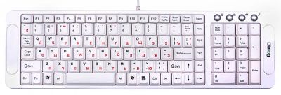 Лот: 4451939. Фото: 1. Клавиатура Dialog KK-03U WHITE... Клавиатуры и мыши