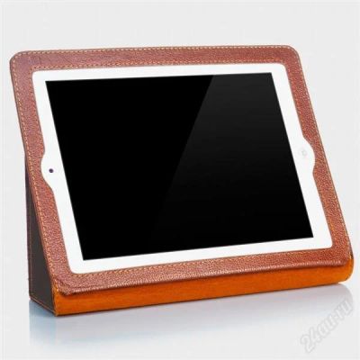 Лот: 2445117. Фото: 1. кожаный чехол для ipad 2/3/4 yoobao... Чехлы, обложки