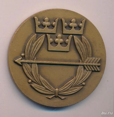 Лот: 8378683. Фото: 1. Швеция 1968 Медаль 75-летие королевское... Сувенирные