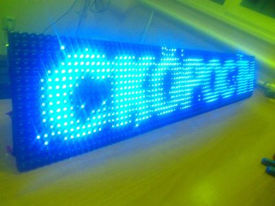 Лот: 3708854. Фото: 1. 104*24см. Светодиодная бегущая... Рекламные материалы и оборудование