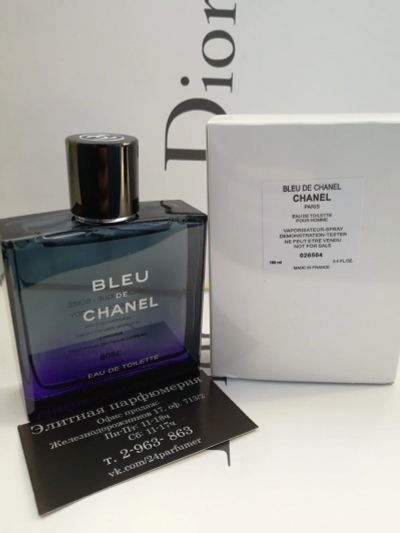 Лот: 9189048. Фото: 1. Тестер Chanel Bleu De Chanel Eau... Мужская парфюмерия