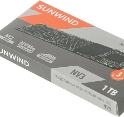 Лот: 21424612. Фото: 1. NVMe 1Tb Sunwind NV3 (новый, гарантия... SSD-накопители