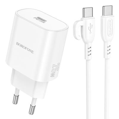 Лот: 25725547. Фото: 1. Зарядное сетевое (25W, USB-C... Зарядные устройства, блоки питания, адаптеры сетевые для смартфонов