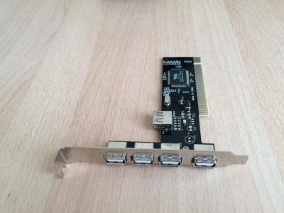 Лот: 6917283. Фото: 1. USB контроллер VIA VT6212L Hi-Speed... Платы расширения, контроллеры, доп. порты