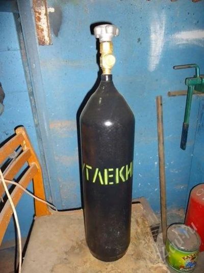 Лот: 2023663. Фото: 1. Углекислотный баллон 5л (полный... Баллоны, газ в баллонах